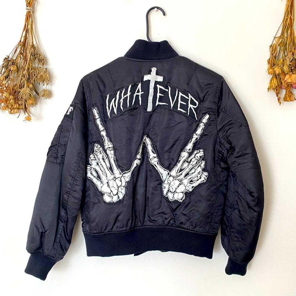 UNIF X UO MA-1 Whatever Bomber Jacket
